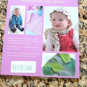 Baby crochet pattern book